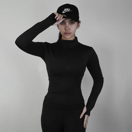 سویشرت ورزشی زنانه فی گاوئو مدل JYT-007 مشکی