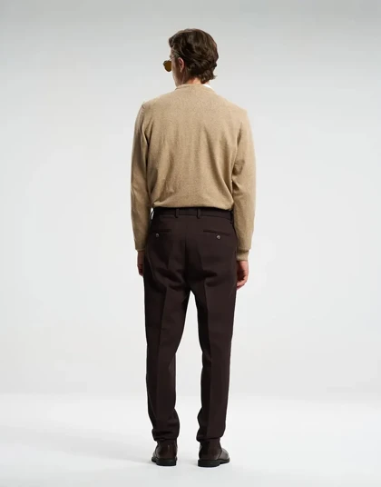 شلوارپیله دارکمر دکمه