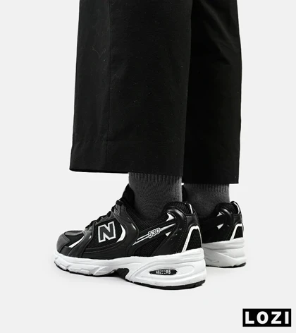 کفش کتانی مردانه و زنانه مشکی NEW BALANCE 530 مدل 4698