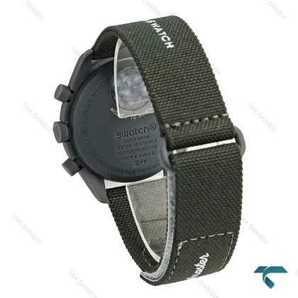 امگا سواچ ماموریت به مرکوری (عطارد) نوک مدادی بند برزنت Swatch-8841-U