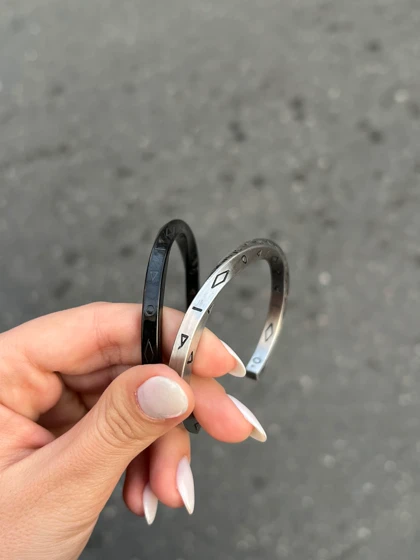 دستبند بنگل مردانه رومی پیچ