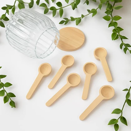 پیمانه ادویه چوبی مینی