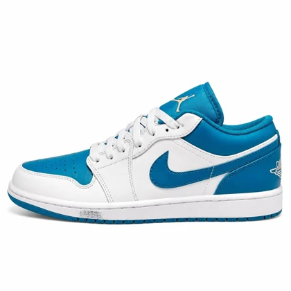 کفش اسپرت زنانه سفید آبی مدل Air Jordan