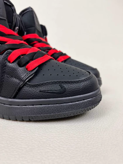 کتانی ساق‌دار زنانه نایکی جردن وان نیو بلک 1 NIKE AIR JORDAN کد 912 دختر طهرونی