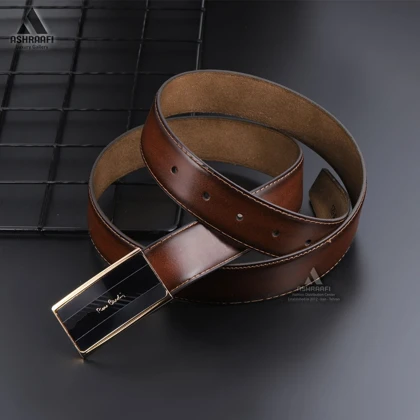 کمربند مردانه پیر کاردین Pierre Cardin Leather Belt BL138