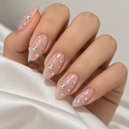 نگین تزئینی صورت Face Gems طرح دایره‌ای