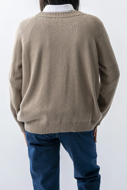 پلیور آستین بلند یقه گرد زنانه