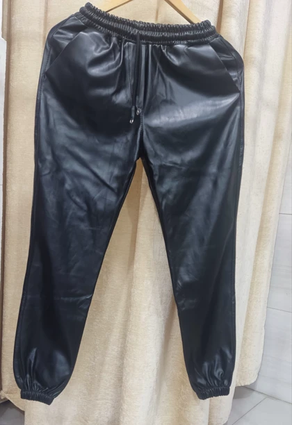 شلوار زنانه چرم دمپا گتدار