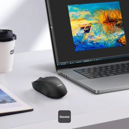 موس بی سیم دو حالته بیسوس B01055505111-01 BS-F02