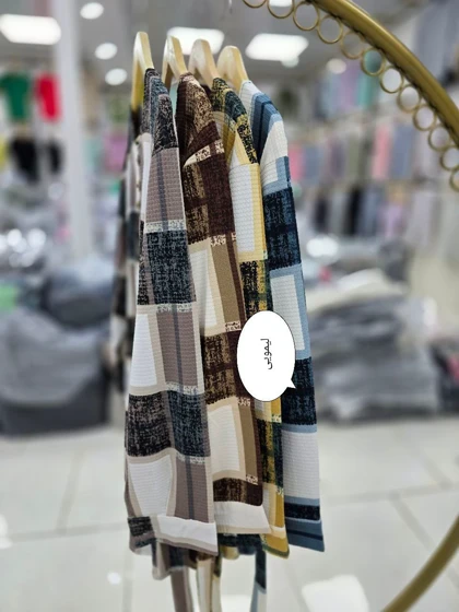 تونیک مانتویی چهارخانه