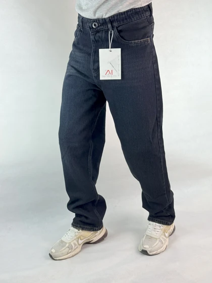 شلوار نیم بگ مردانه کثیفشور ساده 123