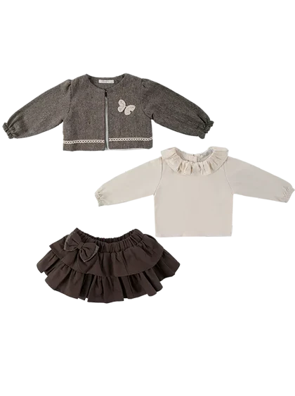 ست سه تیکه دخترانه جاستیفای Justify کد 25507