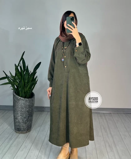 پیراهن مانتویی صنم