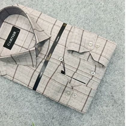 پیراهن استین بلند مردانه _ طرحدار و مجلسی قواره کلاسیک