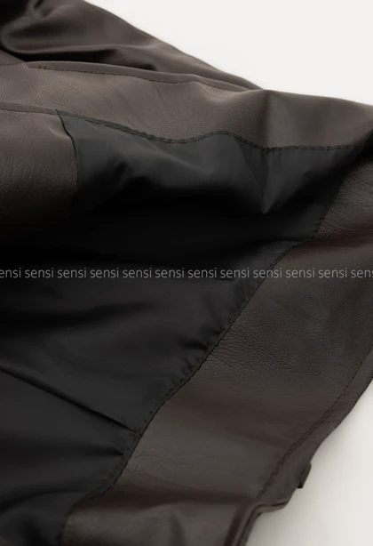 بایکر چرم آستر دار زارا کد1004863