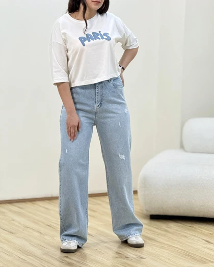 شلوار نیم بگ 9367