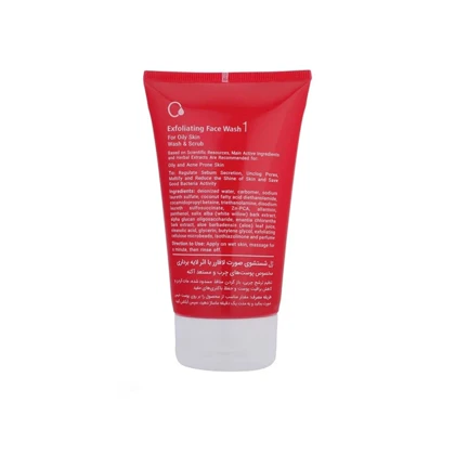 ژل شستشو صورت و لایه بردار 01 مناسب پوست های چرب لافارر ( La farrerr )