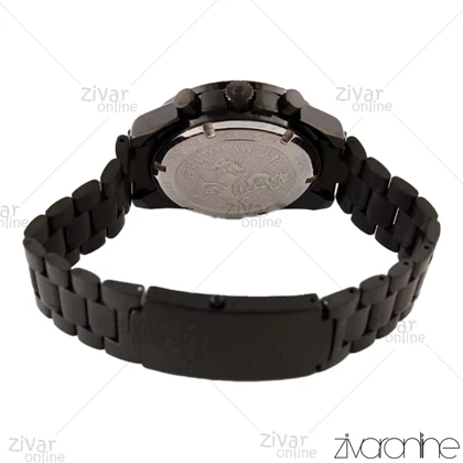 ساعت امگا اسپیدمستر مردانه سه موتوره تمام مشکی 103792