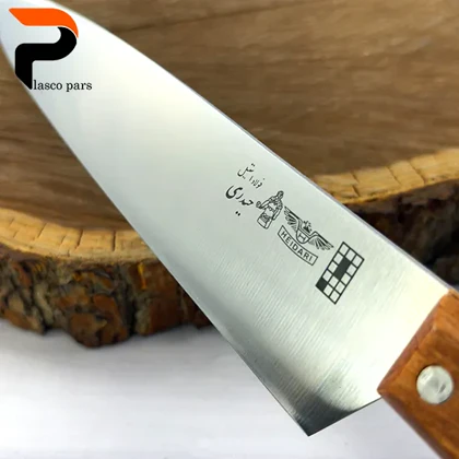 چاقو تیغه 22 سانت دسته چوبی حیدری