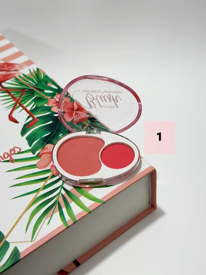 🌸✨ رژگونه دو رنگ پودری میس لارا