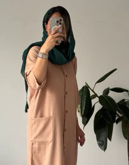 مانتو دگمه دار شیما