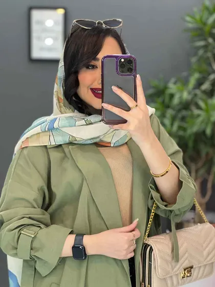 مانتو لینن پشت ژیله