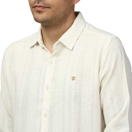 پیراهن آستین بلند کنفی مردانه مدل 61011040