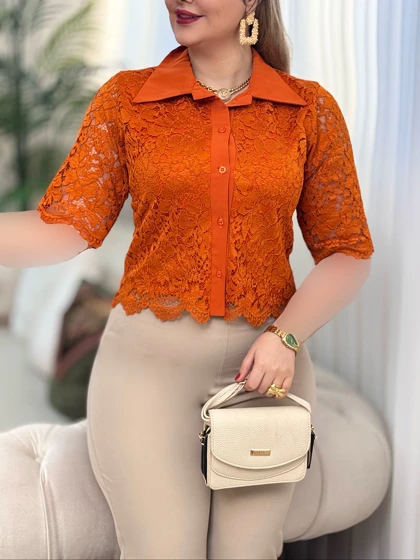 شومیز دانتل الهام 2801