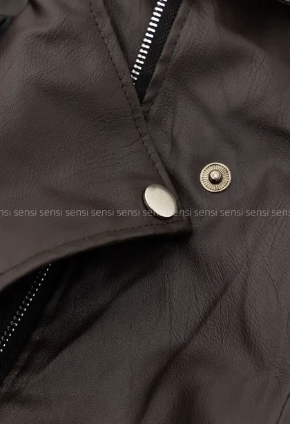 بایکر چرم آستر دار زارا کد1004863