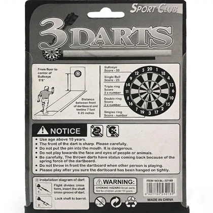 تیر دارت اسپورت کلاب SPORT CLUB مدل BL-3218B بسته 3 عددی