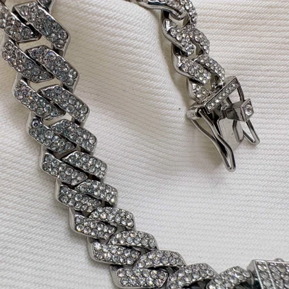 دستبند چین فول نگین | فقل کتابی