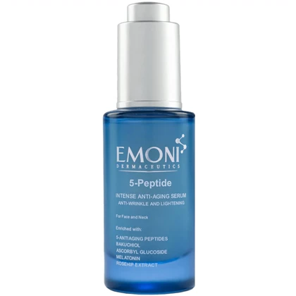 سرم ضد چروک و روشن کننده پوست صورت و گردن امونی مدل 5-Peptide مناسب انواع پوست 40ml