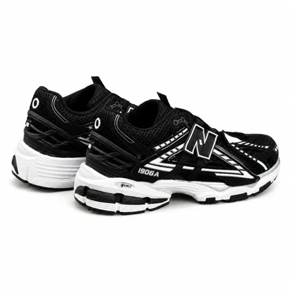 کتانی مردانه نیوبالانس 1906مشکی سفید 2 New BALANCE 1906A
