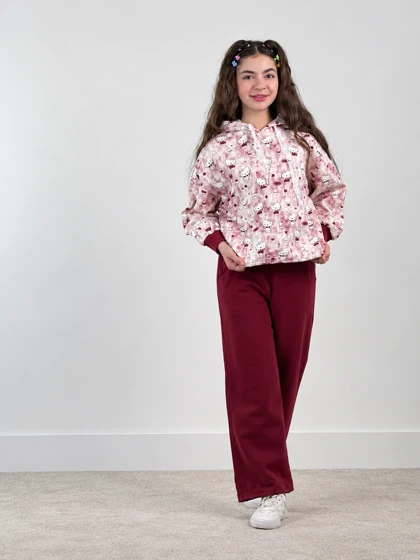 ست هودی و شلوار کیتی
