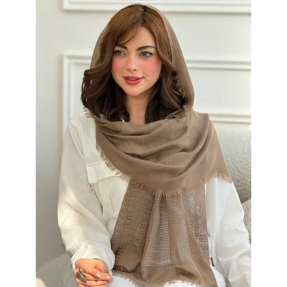شال نخی دستک حصیری تابستانی