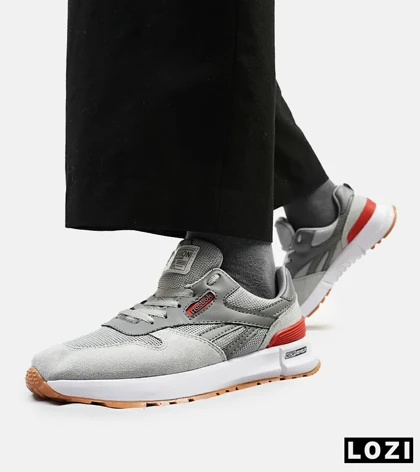 کفش کتانی طوسی قرمز REEBOK Unphased Pro مدل 4612