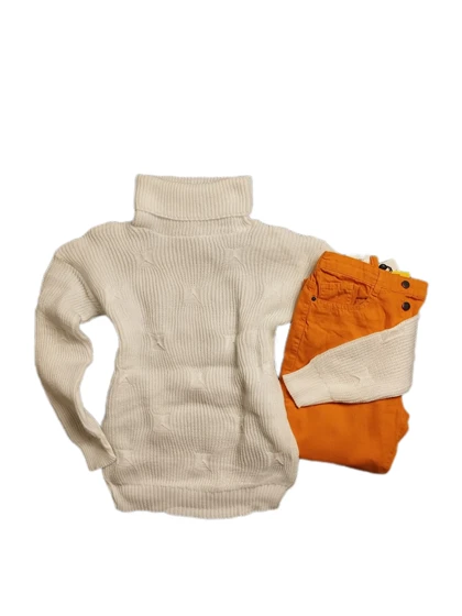 بلوز بافت یقه اسکی پروانه ای زنانه کد 403082