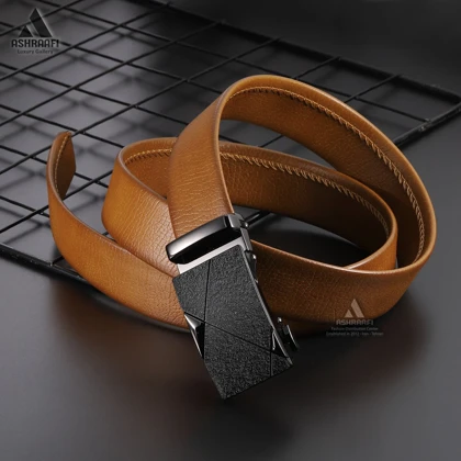 کمربند مردانه Leather Ratchet Belt BL115