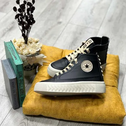 نیم بوت اسپرت زنانه مدل آل استار کانورس رنگ مشکی