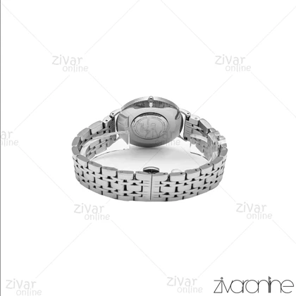 ساعت دنیل ولینگتون مردانه گرد نقره ای صفحه طوسی خطی 106289