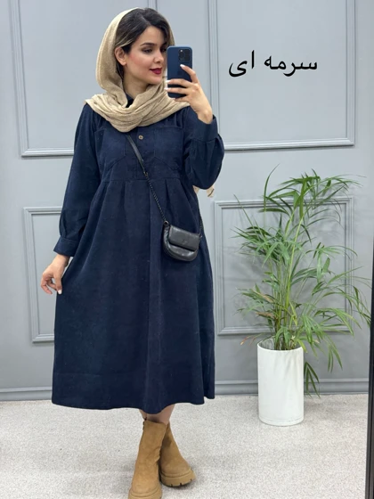 پیراهن مانتویی لیدیا