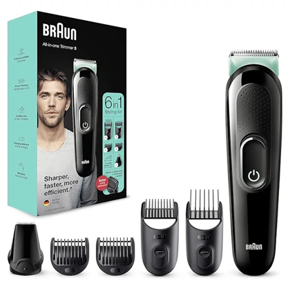ماشین اصلاح و موزن بینی و گوش براون Braun مدل MGK3221 سری 3
