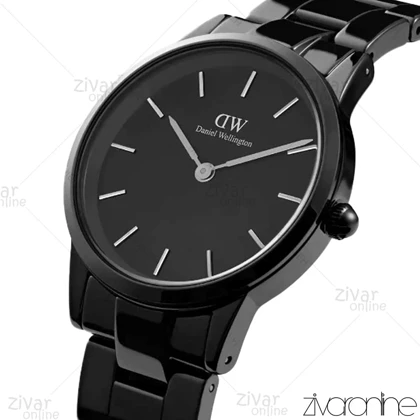 ساعت دنیل ولینگتون آیکونیک لینک زنانه مشکی مدیوم 104028