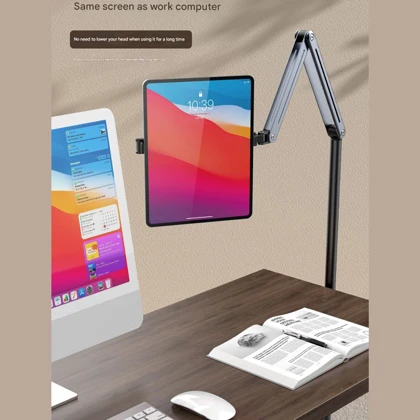 هولدر رومیزی تبلت و گوشی موبایل تلسکوپی بازو بلند P86S