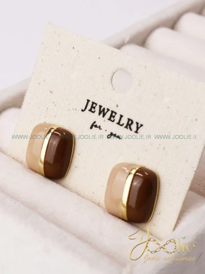 گوشواره زنانه مینا - طلا کد E1169