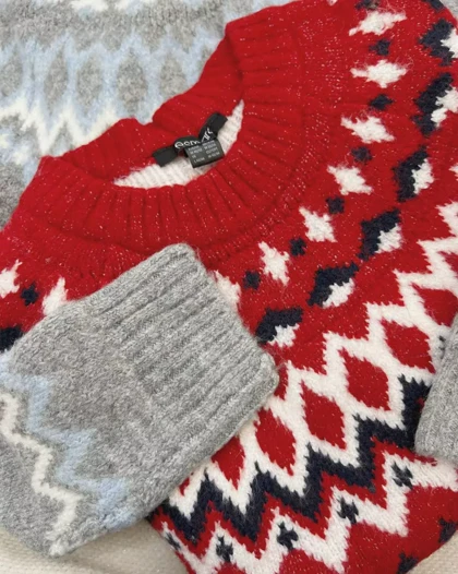 پلیور بافت سنتی 3 رنگ کد 5403