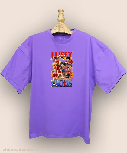 تیشرت لش مردانه و زنانه طرح وان پیس کد 911