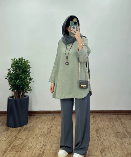 مانتو راه راه سمیرا