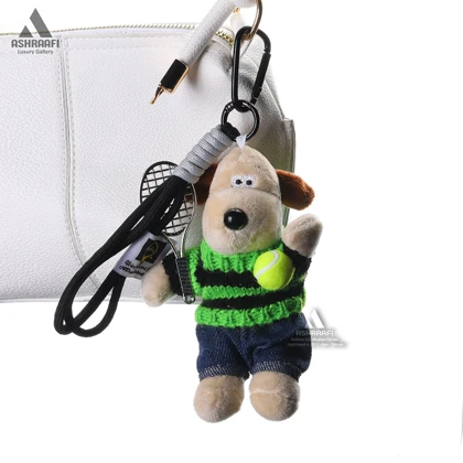 آویز طرح سگ تنیسور Tennis Dog Charm