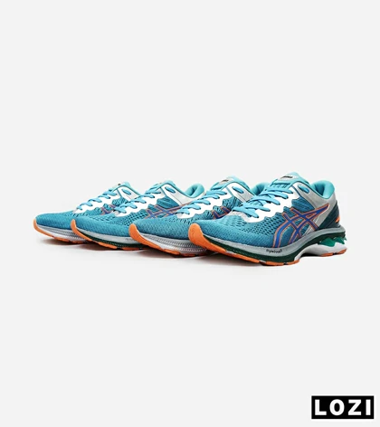 کتانی بزرگ پا آبی نارنجی ASICS GEL-KAYANO 27